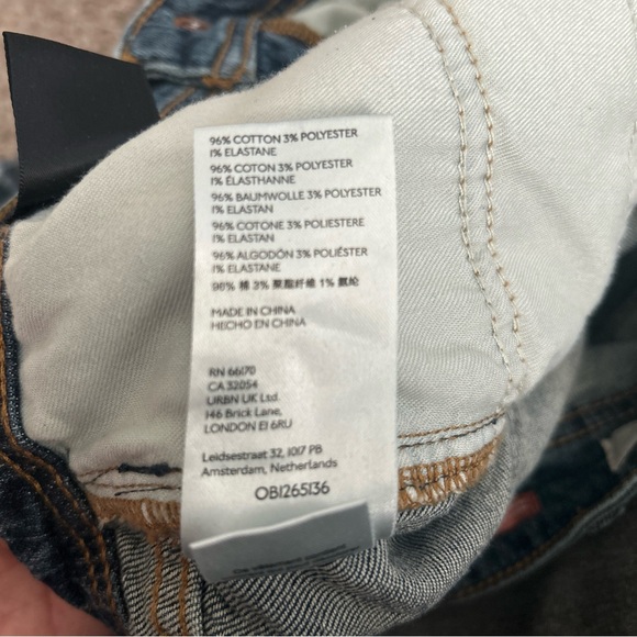 Anthropologie Pilcro Women’s Slim Boyfriend Jeans Side Rope Design Sz 27 - Picture 8 of 12